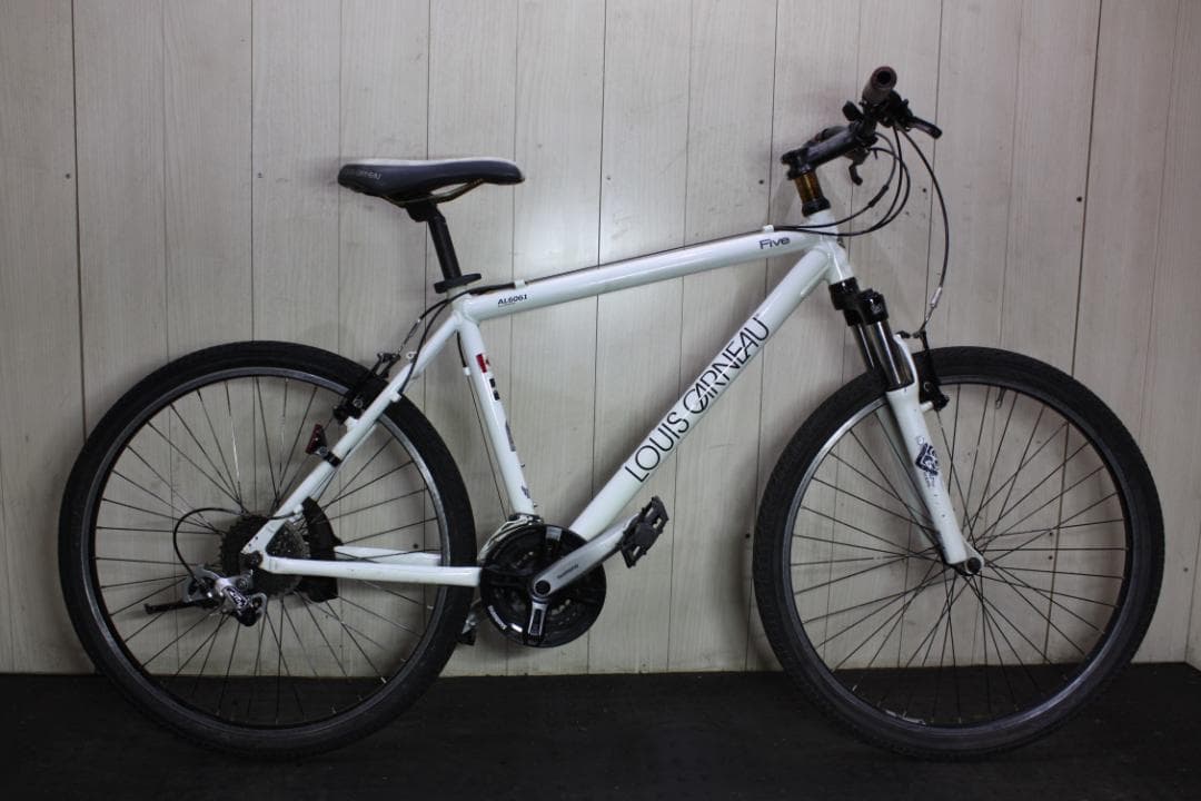 ルイガノLGS-FIVE 26型 アルミ 24速 470mm MTB　WHITE