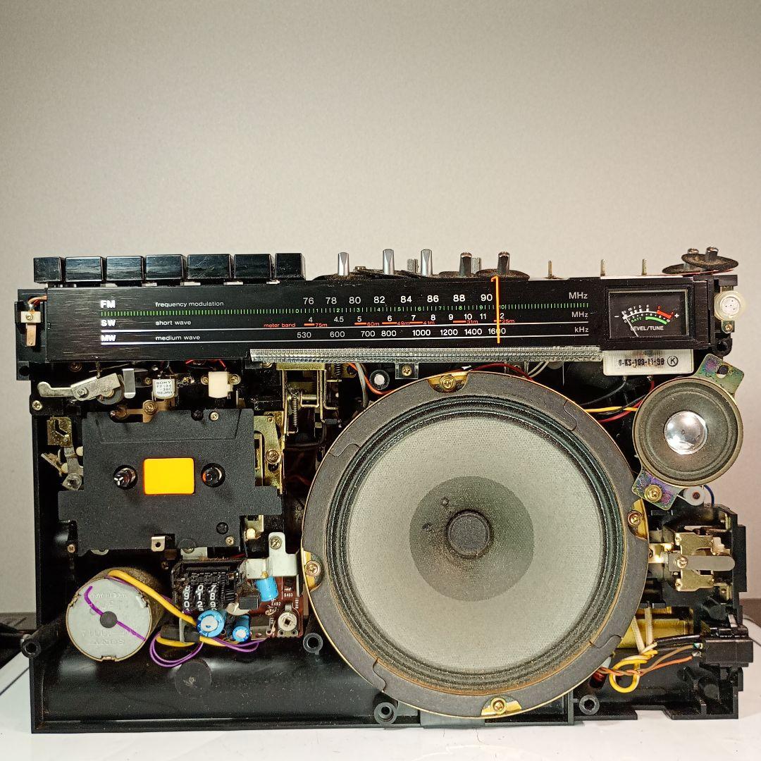 SONY ラジカセ　CF-1980V　動作品。 電源ケーブル付き