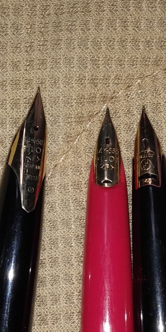 14K ペン先　万年筆3本