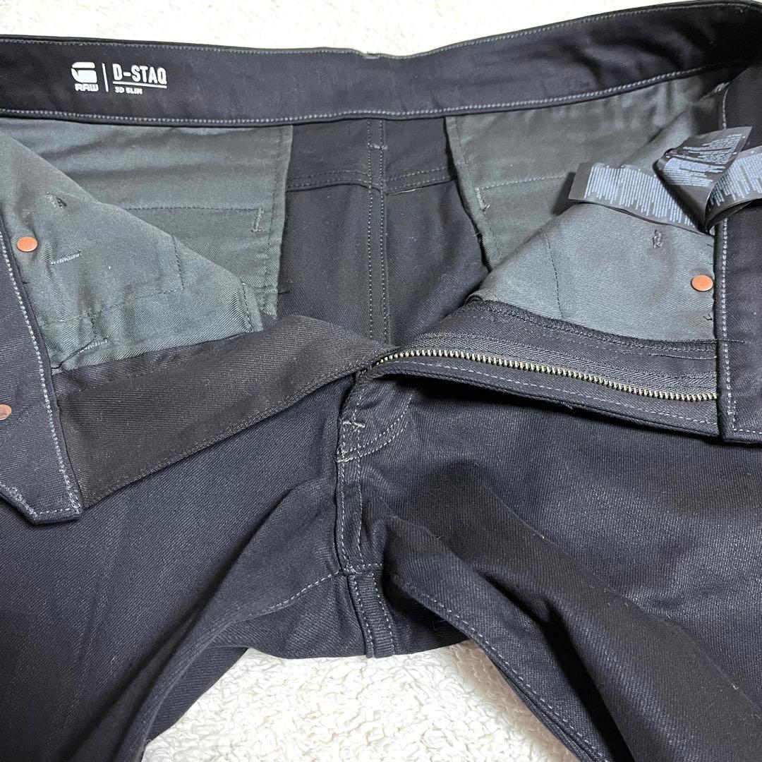 セール価格★G-Star RAW D-Staq 3D Slim デニムW34 黒