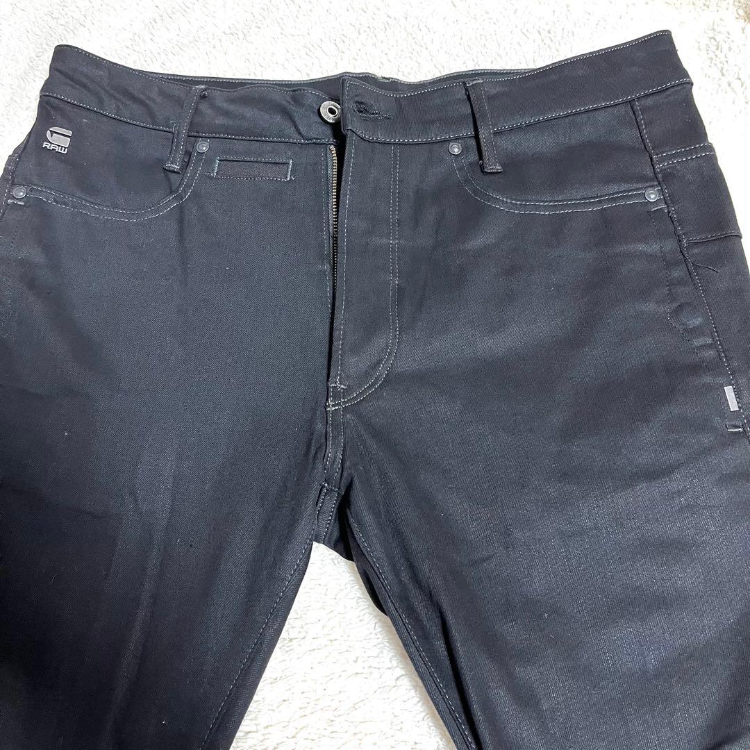 セール価格★G-Star RAW D-Staq 3D Slim デニムW34 黒