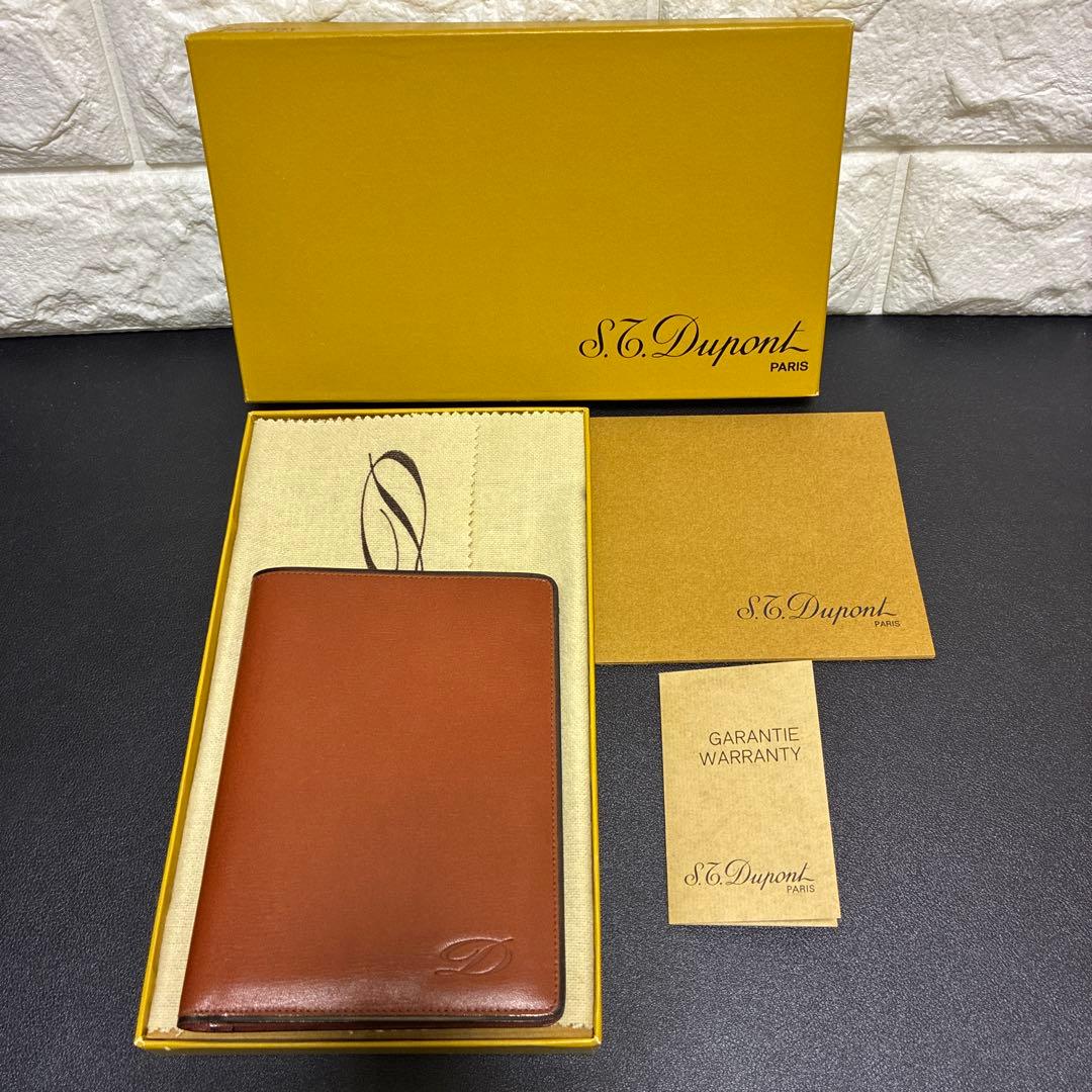 S.T. D upont レザー パスポートケース パスポートカバー