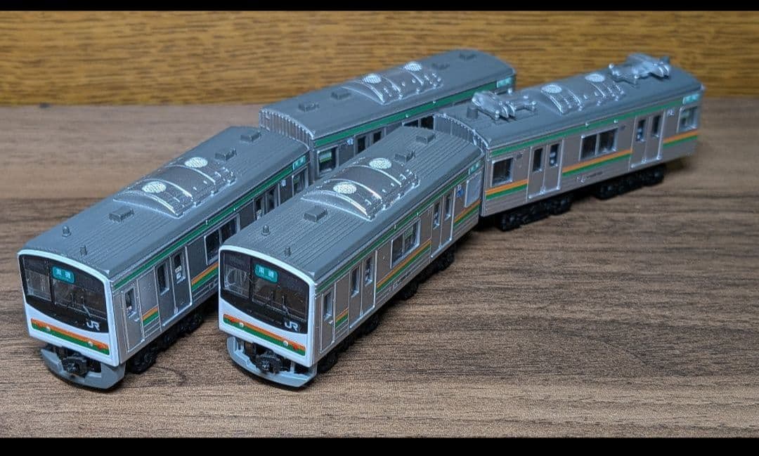 205系 600番代 Y10編成 日光色 Bトレ +4両(まとめ買い)