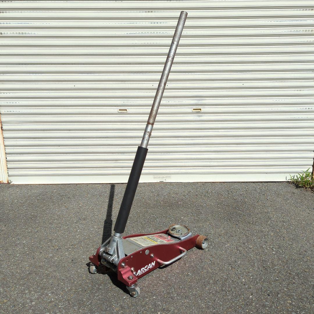 ARCAN 2.5トン　アルミジャッキ　ジャンク品軽四いけると思いますが保証なし