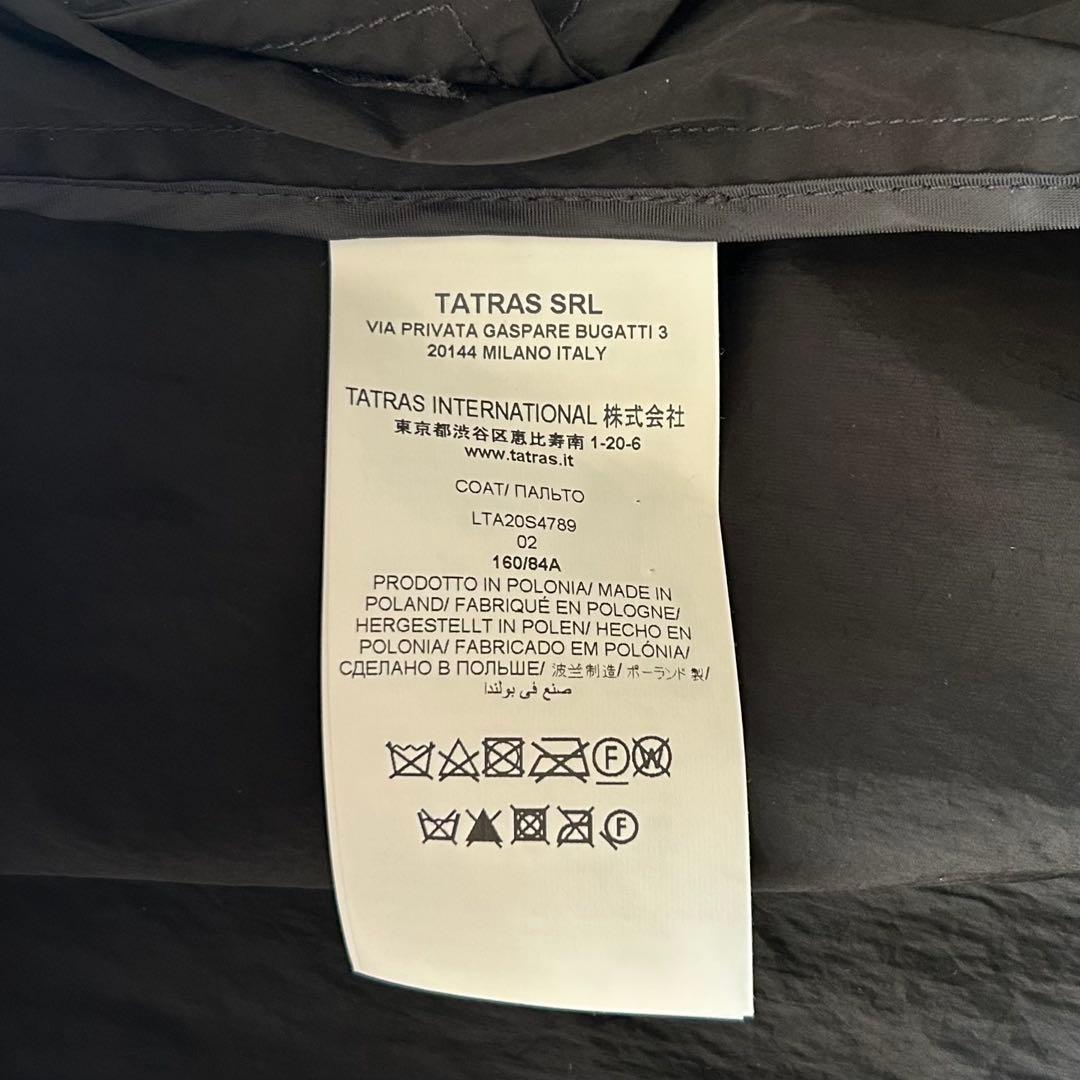 タトラス　EUDEMO モッズコート　フード付き　黒