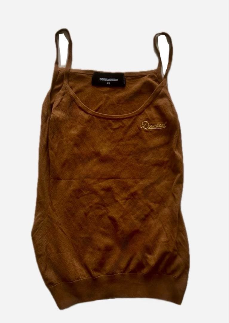 美品 ディースクエアード キャミソール XS〜S タンクトップ トップス シャツ