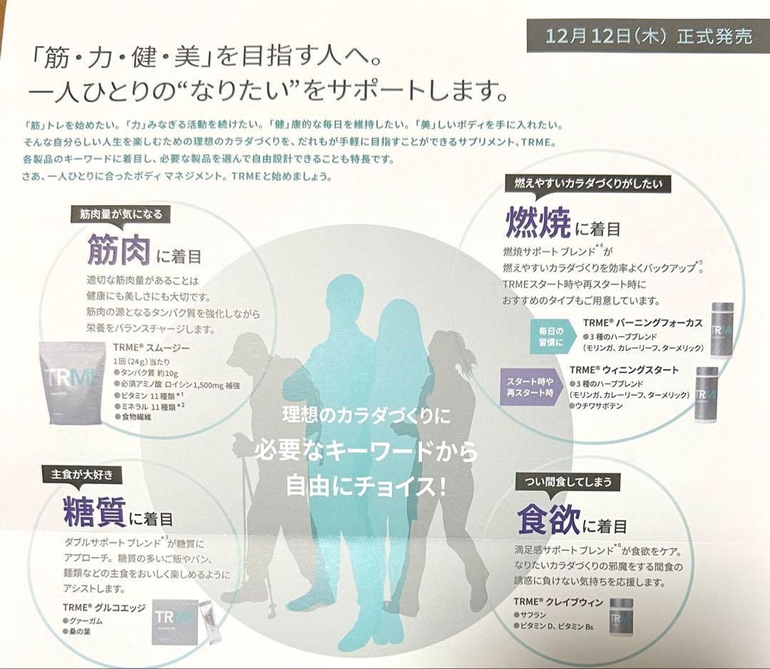 TRME 5点セット　（バラ売りも可）