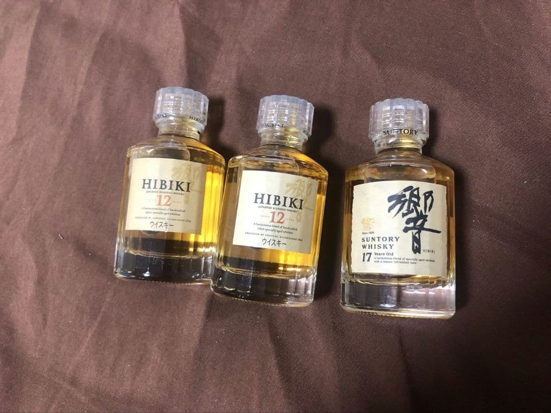 響　12年×2 17年×1 ミニボトルセットプロフィール確認お願い致します