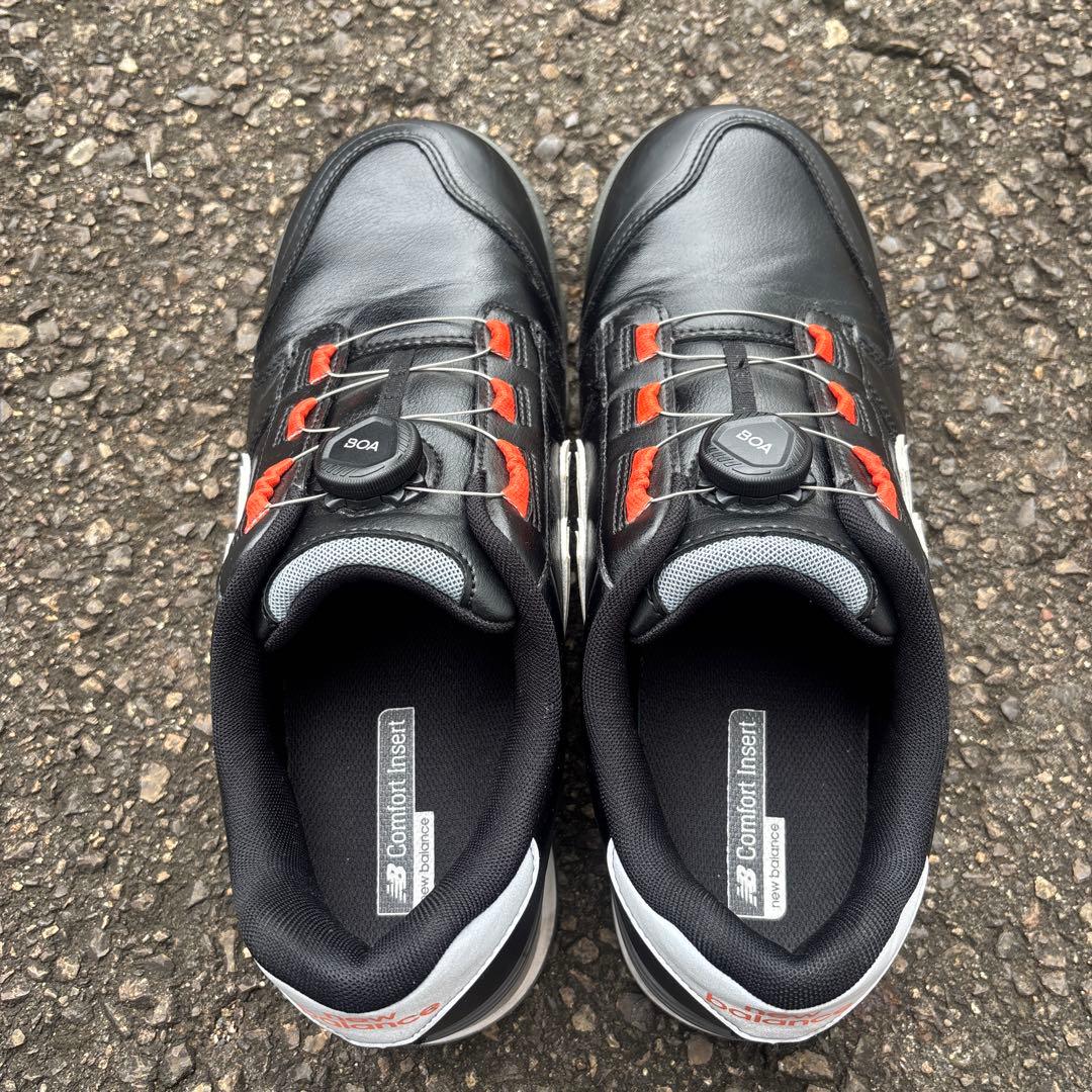 New Balance ボアシステム 安全靴 ブラック/オレンジ