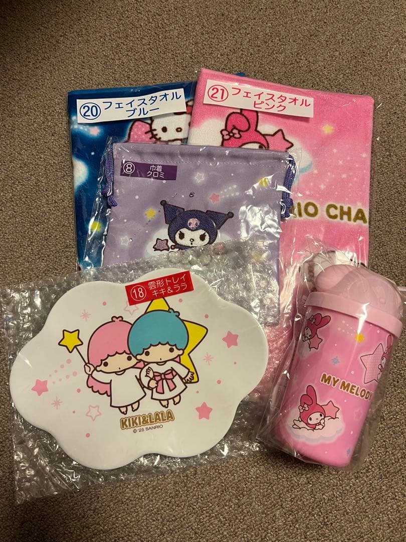 さらにお値下げ中！サンリオ当りくじサンリオキャラクター大賞2025 6点セット！