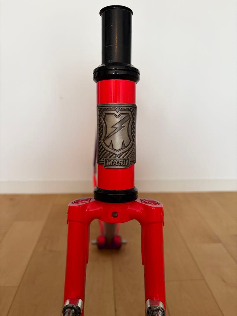 MASH STEEL ネオンフェード XSサイズ フレームセット ヘッド BB付