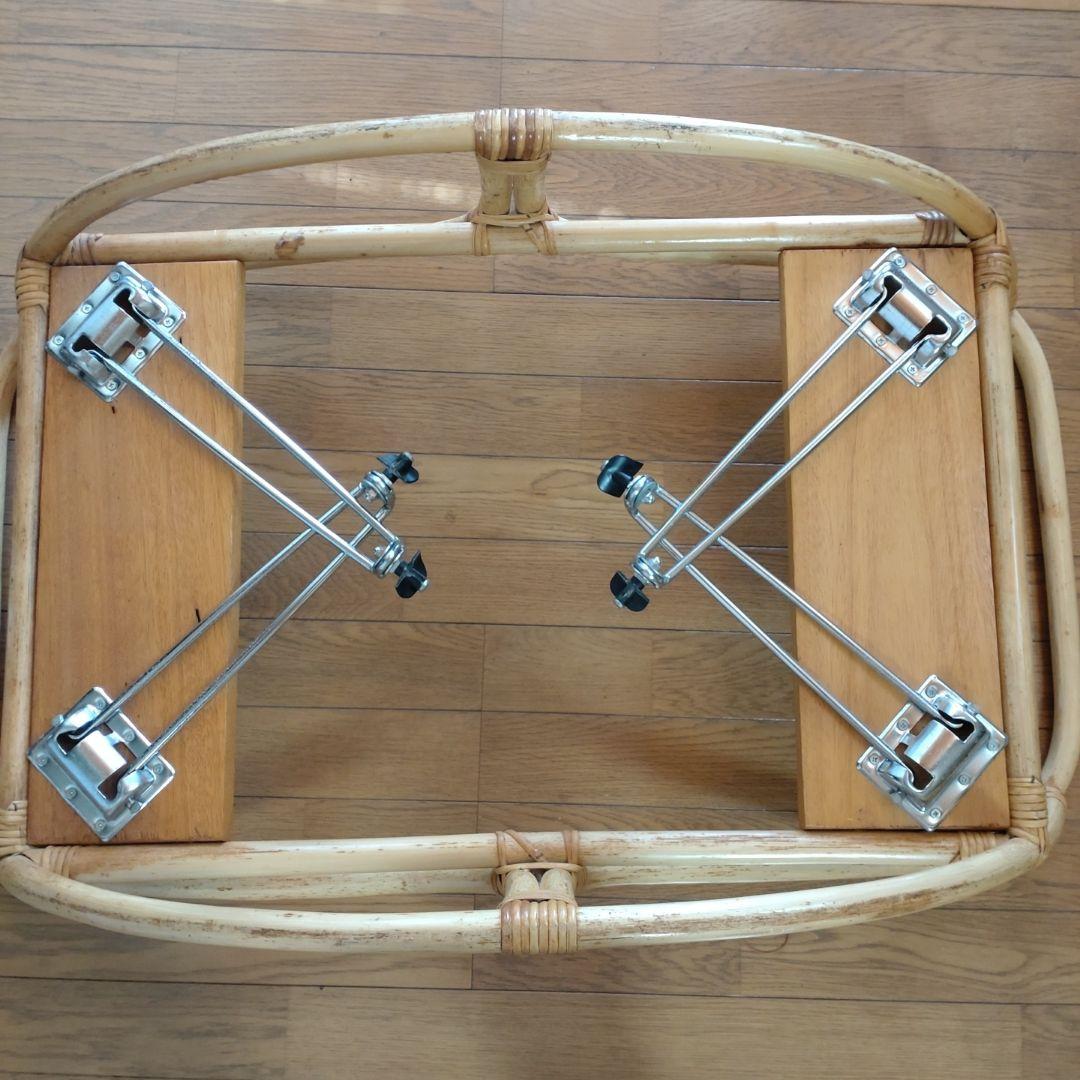 ゆりかご　ラタン　ヴィンテージ