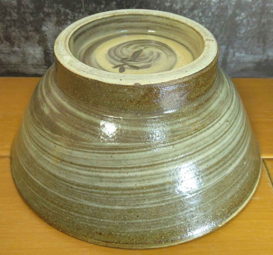 人間国宝 金城次郎 マカイ(魚紋茶碗) 栞 共箱(本人書付) 壷屋焼 やちむん