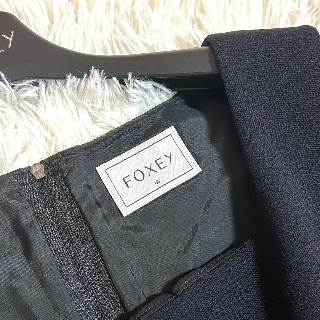 美品✨フォクシー ウール100% クリーニング済み ノースリーブ ワンピース