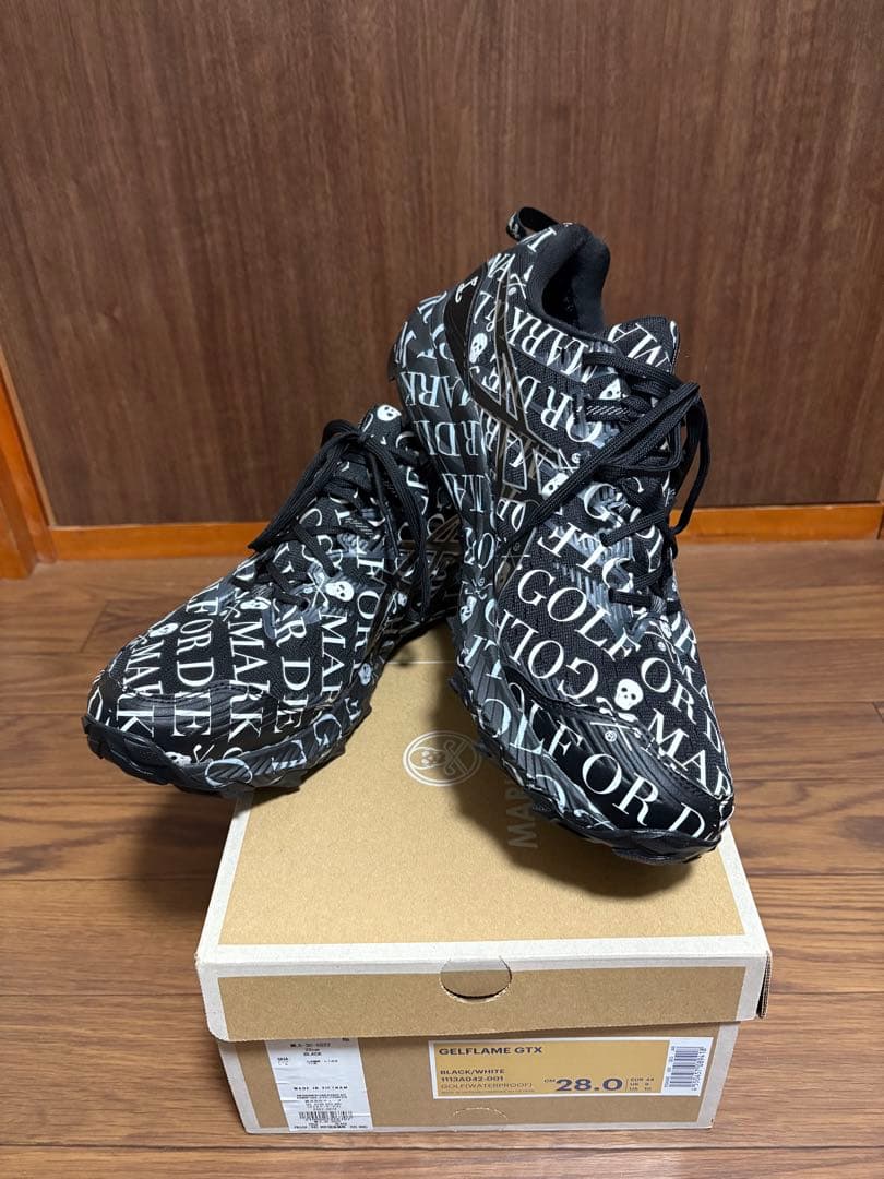 マークアンドロナ アシックス GELFLAME GTX ブラック/ホワイト