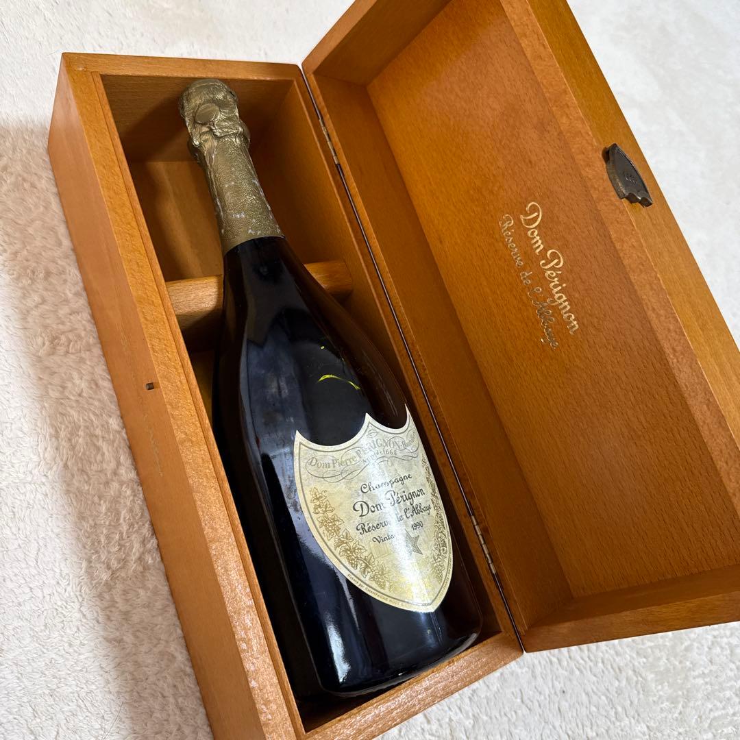 Dom Pérignon シャンパン ゴールド1990年 750ml 木箱付き