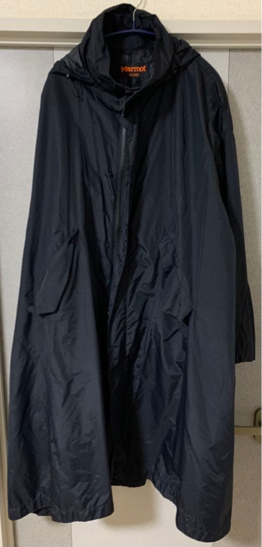 Marmot BEAMS ブラックロング撥水コート