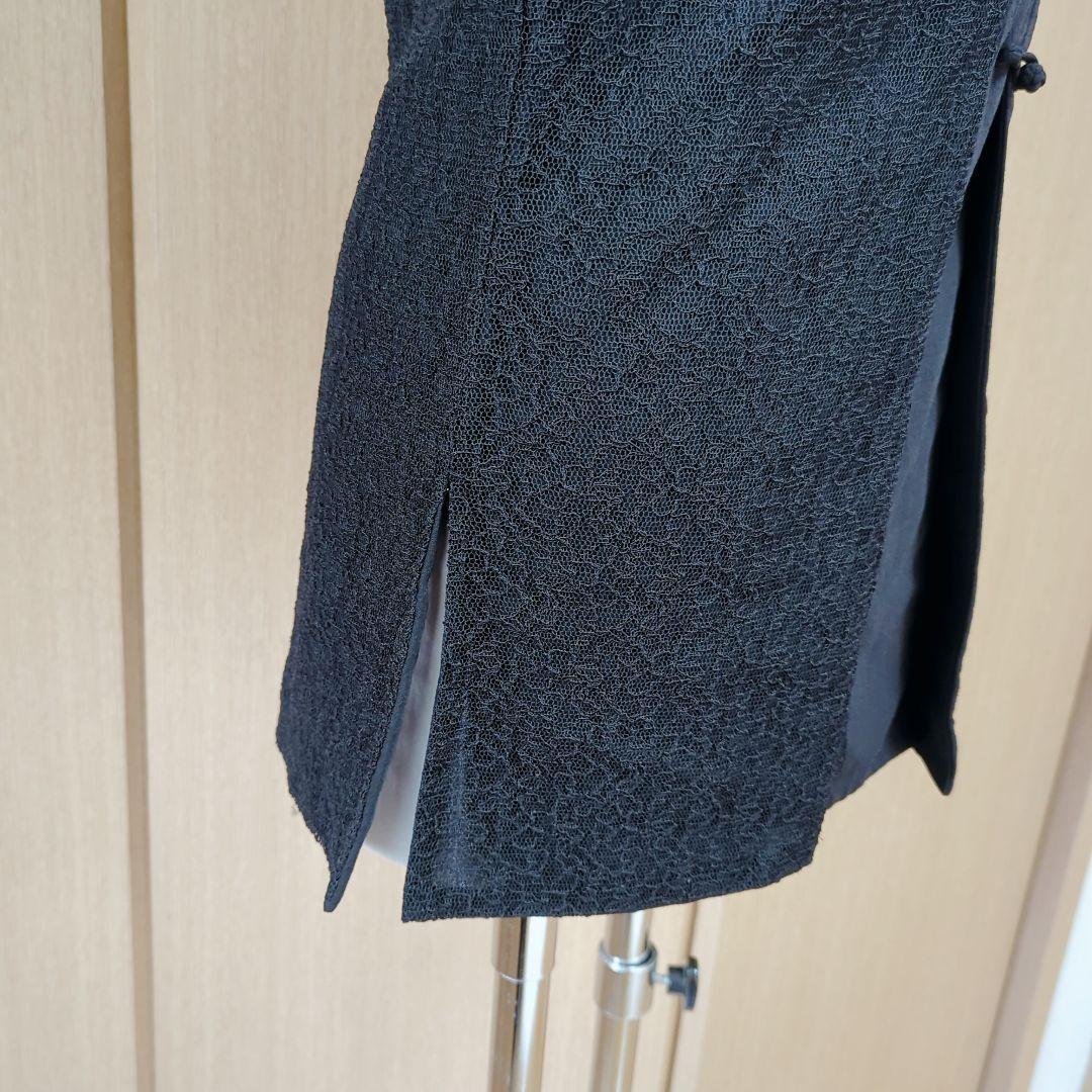 robe de chamble レース切替 チャイナボタン ジャケット 1996