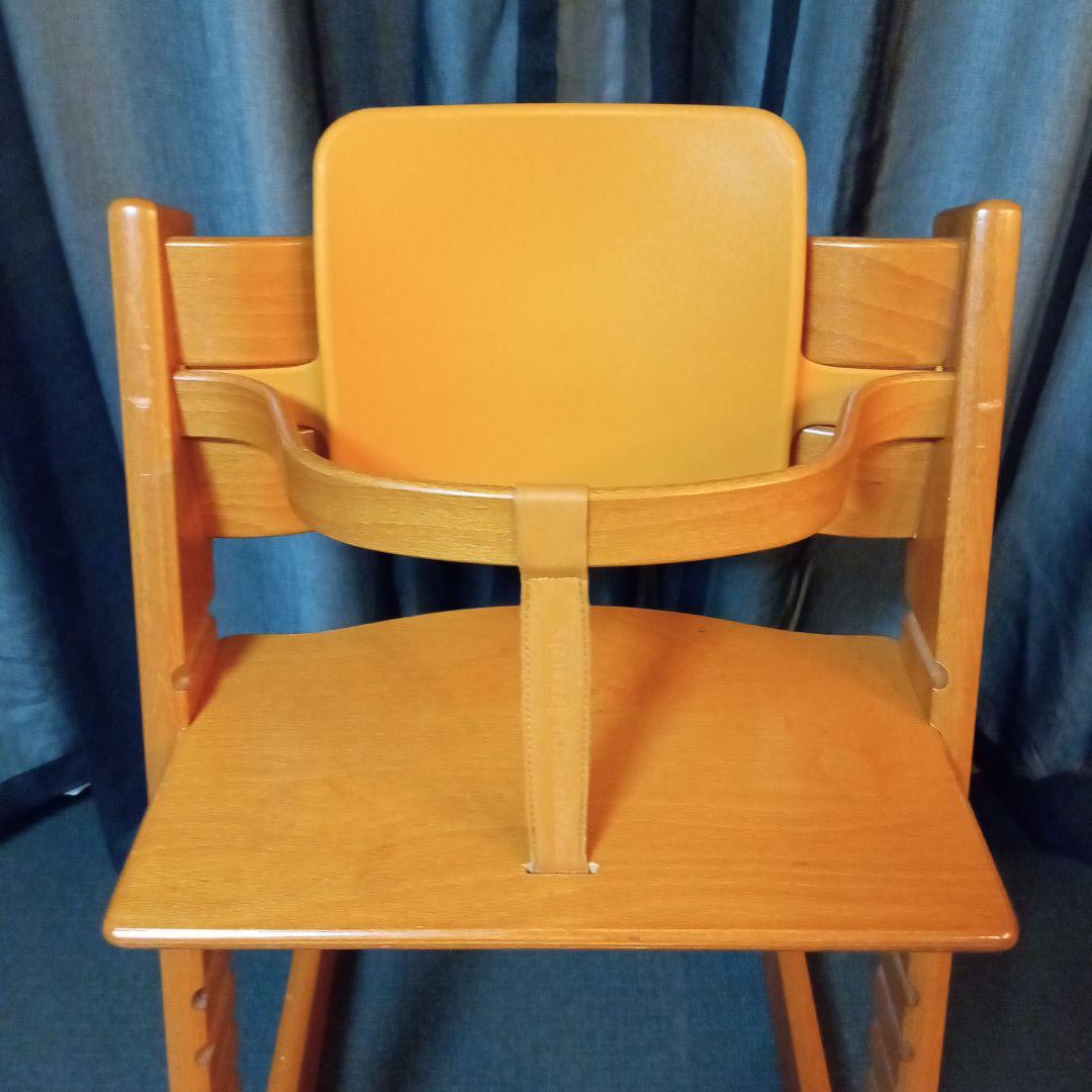 ストッケ トリップトラップ ベビー椅子 ナチュラル ベビーガード付 ハイチェア