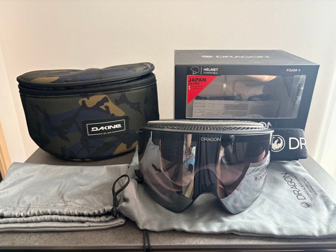 ［使用回数3回］早い者勝ちドラゴン DRAGON PXV ゴーグル正規品