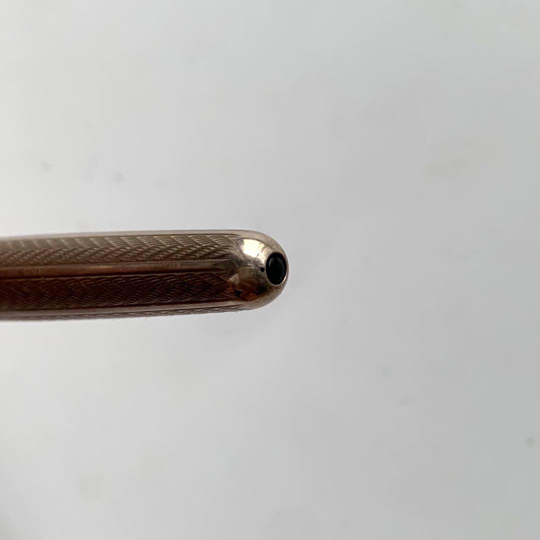 PARKER パーカー ゴールド 万年筆 彫刻デザイン 木箱付き