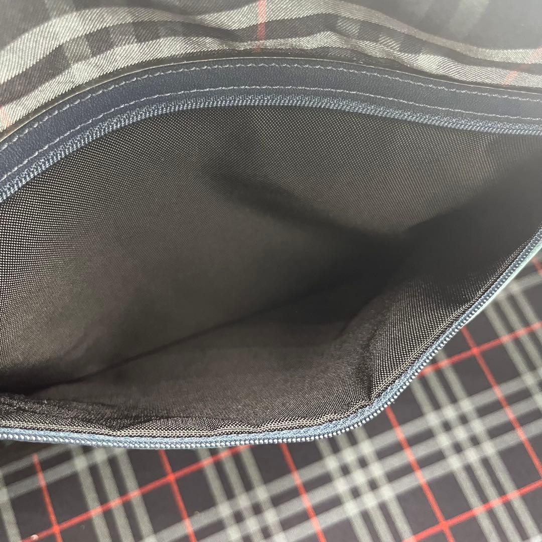 バーバリーゴルフ ボストンバッグ 2way ノバチェック PVC ネイビー