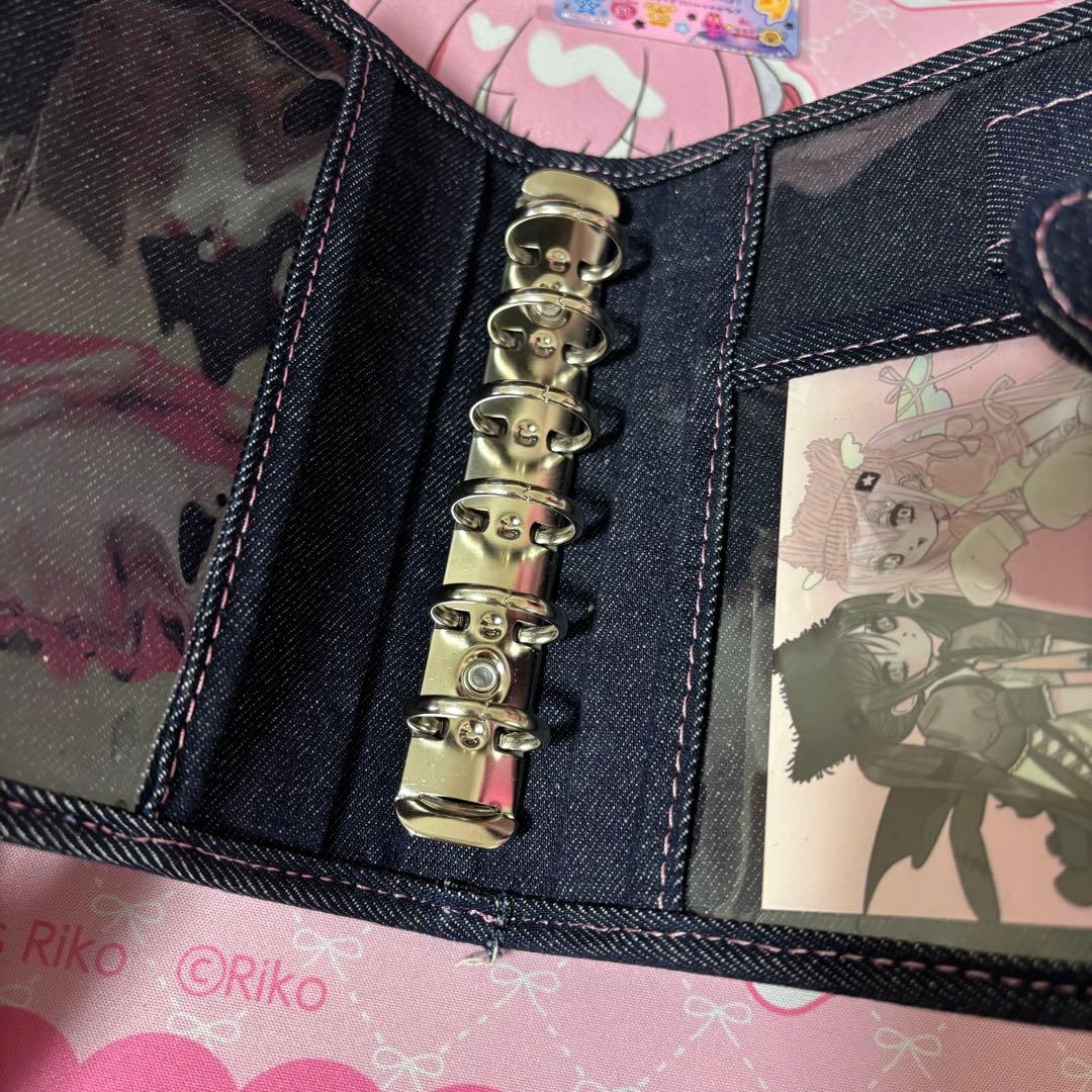 MERING メリング シール帳 デニム イチゴ うさぎ バインダー