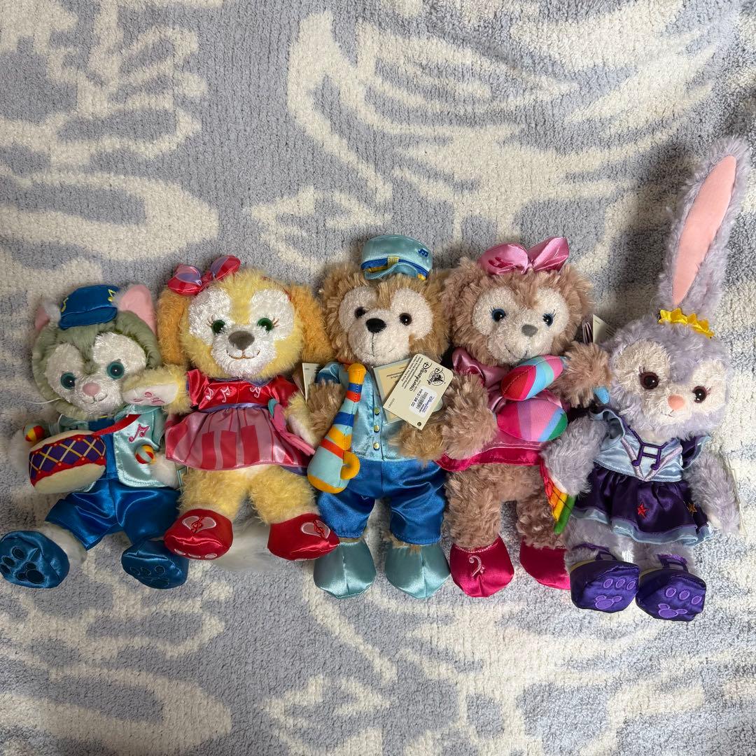 香港ディズニー　ぬいぐるみSSセット