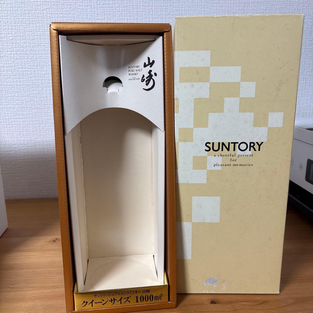 サントリーピュアモルトウイスキー　山崎12年　1000ml 箱付　クイーンサイズ
