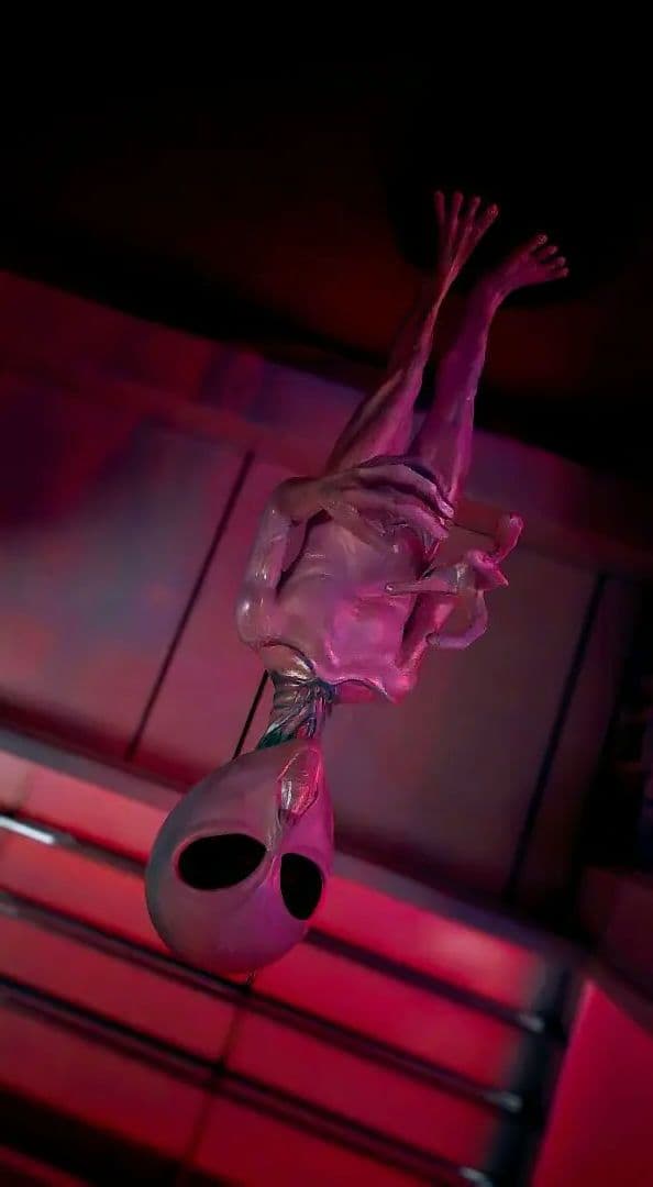 その他 Grey type Alien figure modeled object