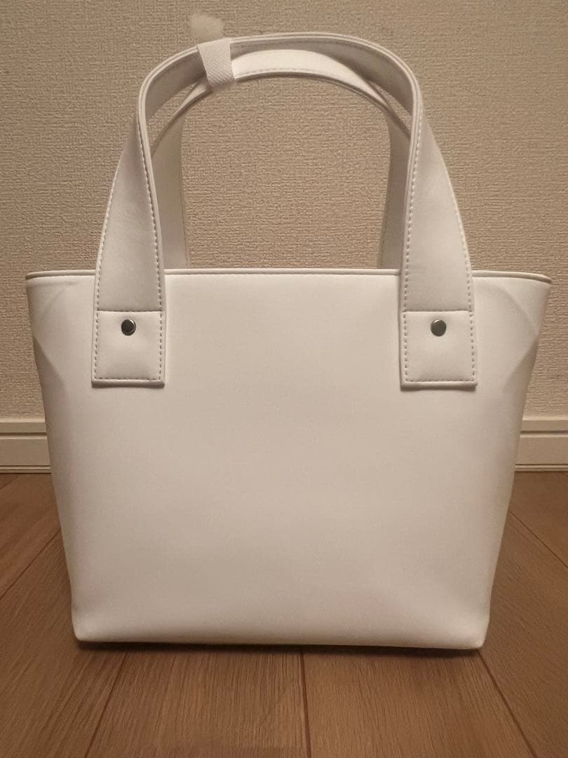 神白シリーズ　ホワイト 合成皮革 カートバッグ