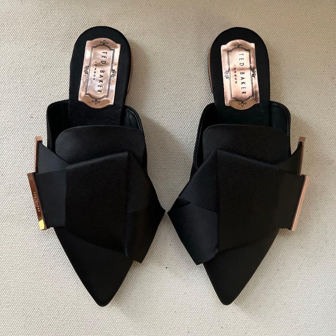 ted baker リボン ノーヒール ミュール