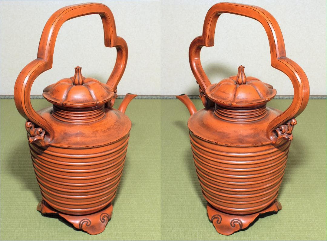 古根来塗 湯桶 [バーミングハム美術館所蔵品 同手]