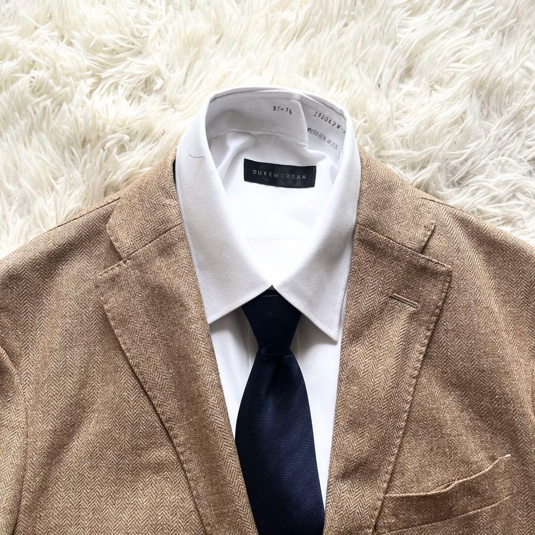 <美品>BOGLIOLI dover キャメル シルク100% ジャケット 48