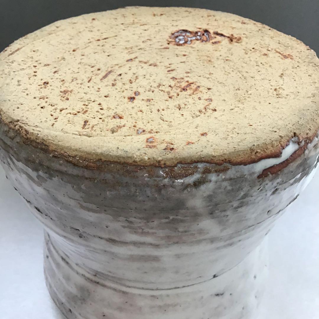 茶道具　水指　萩焼水指　天寵山　七代　　兼田三左衛門作　栞　共箱　S210MS