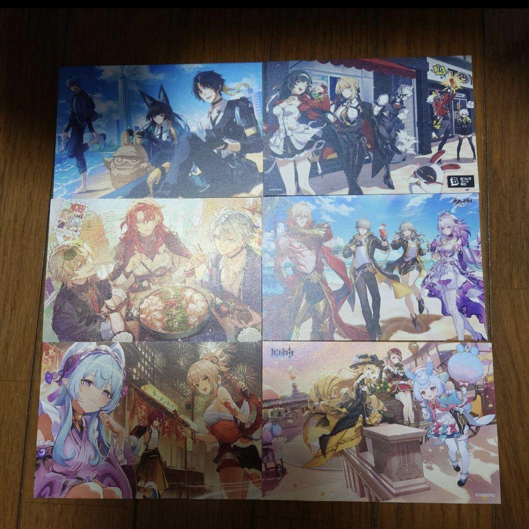 原神 スタレ ゼンゼロ　福岡 ポップアップ　POPUP 2025　6種セット