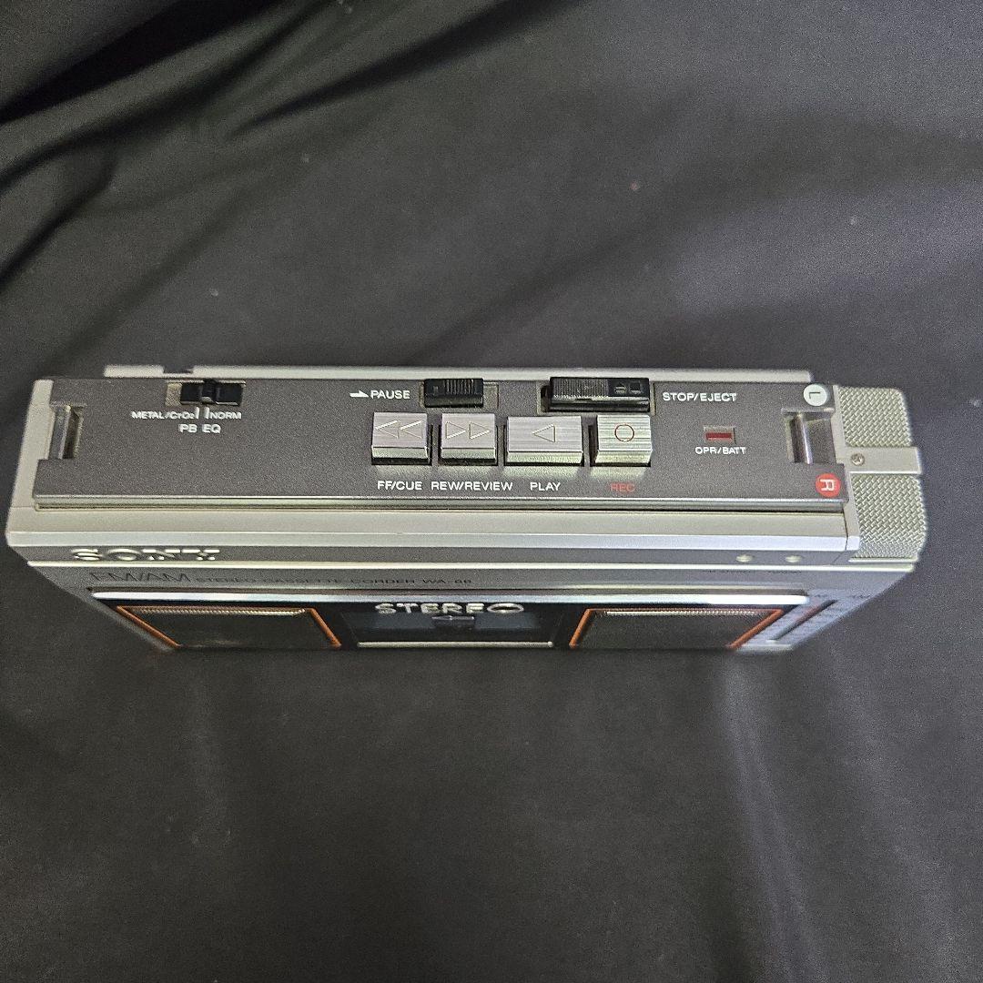 ジャンク　SONYラジオ カセットプレーヤー　WA-66
