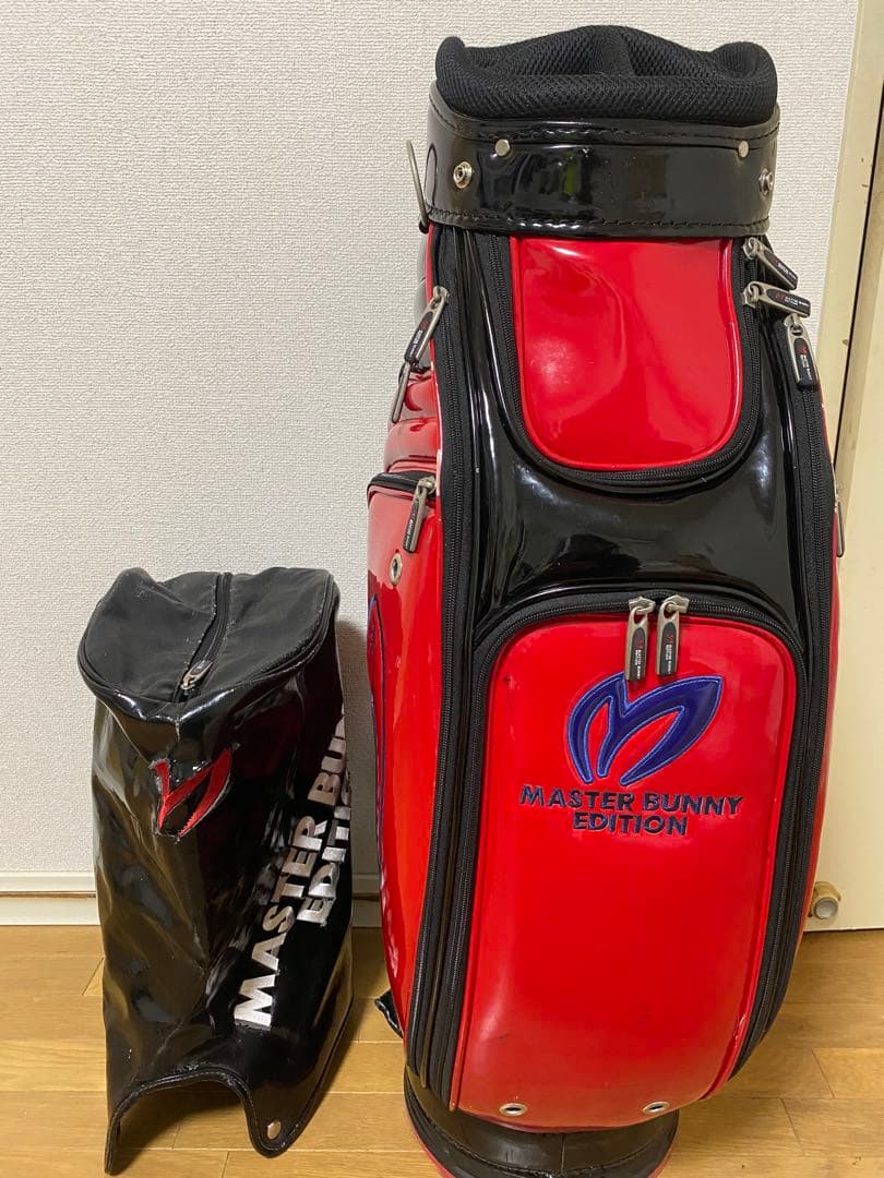 ※週末限定SALE MASTER BUNNY EDITIONキャディバッグ 赤黒
