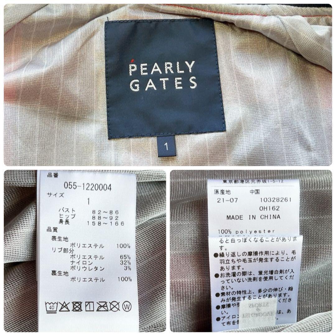 極美品　近年　パーリーゲイツ　蓄熱裏地　スニード　ジャケット　チェック　レッド