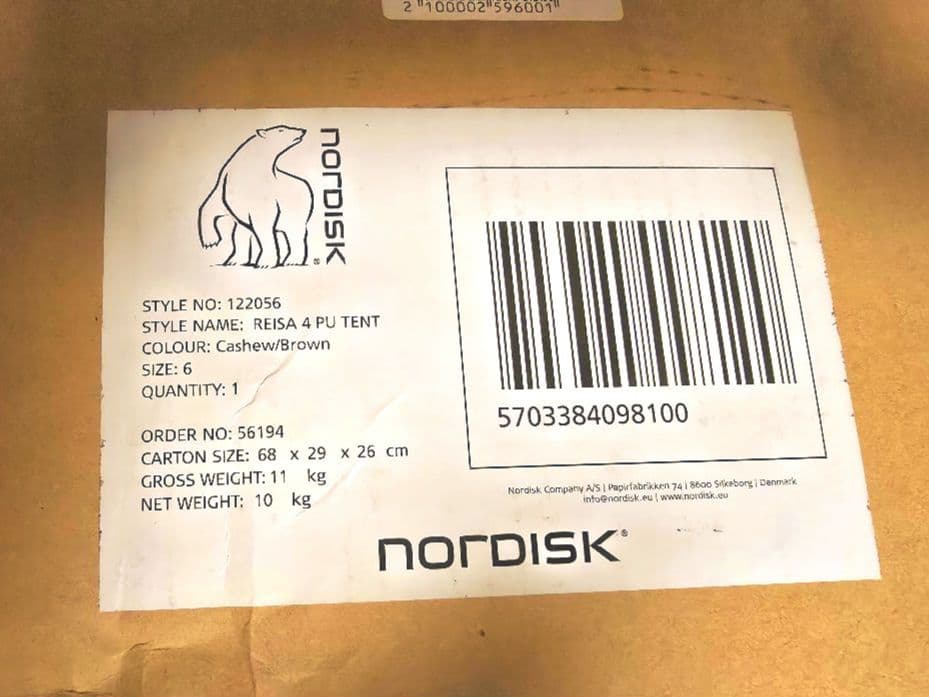 reisa4 NORDISK レイサ4 PU テント カシューブラウン