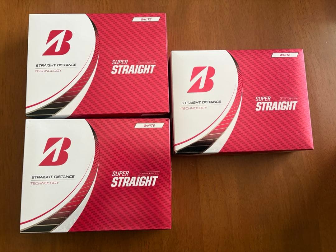 新品 ブリヂストン スーパーストレート ゴルフボール