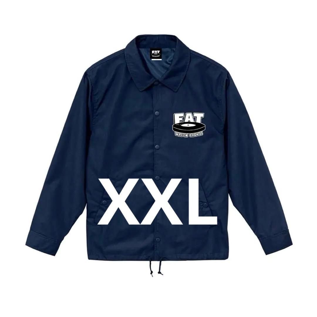 FAT WRECK CHORDS コーチジャケット hi standard 紺