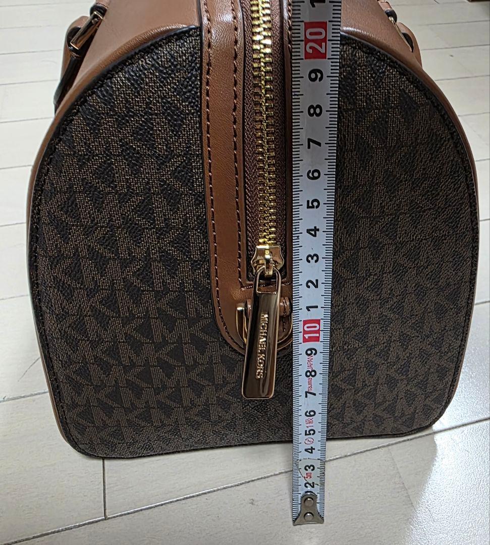 【美品】 MICHAEL KORS ハンドバッグ ボストン ブラウン ショルダー