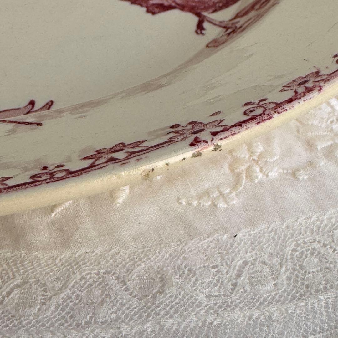 美品　フランスアンティーク　サルグミンヌ　Favori スーププレート