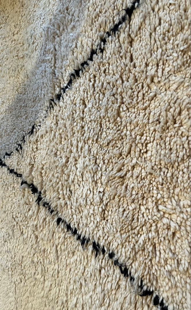 モロッコ ベニワレン ラグ 極上天然ウール100% 160 x 240 x 3