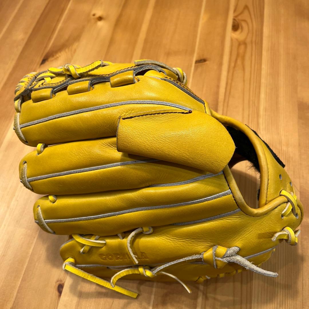 ゴリラ印の野球道具　硬式グローブ　SKR