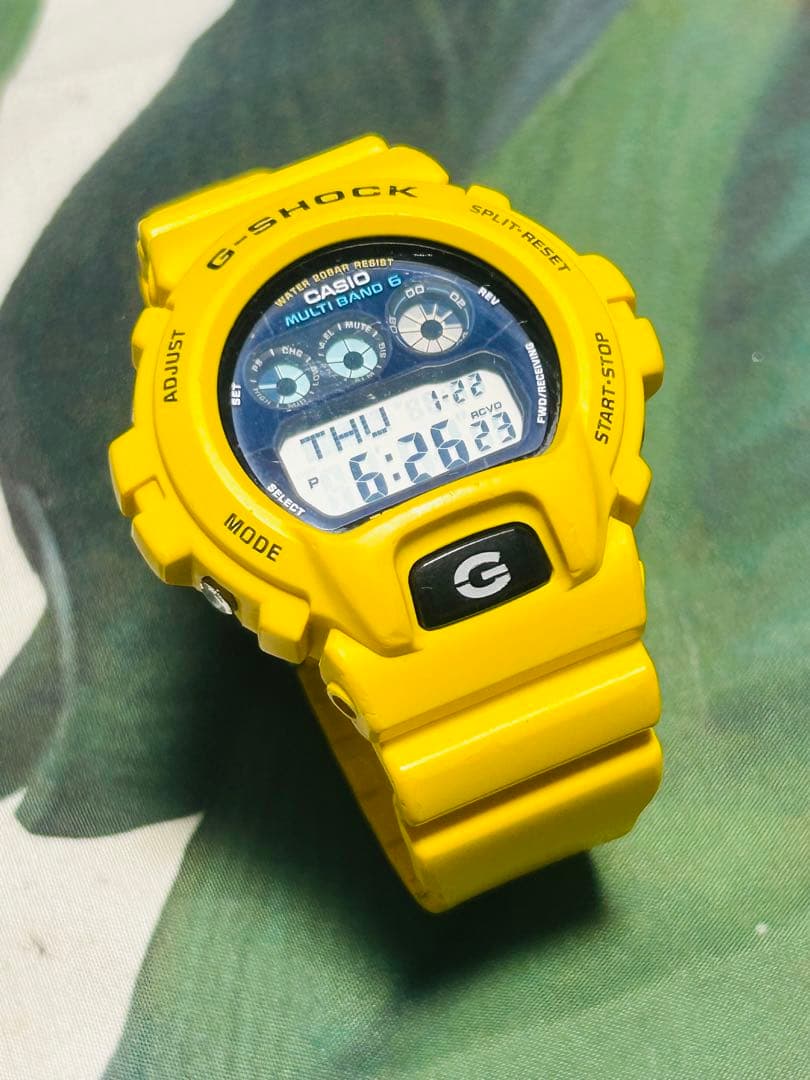 CASIO G-SHOCK GW-6900Aイエロー デジタル腕時計