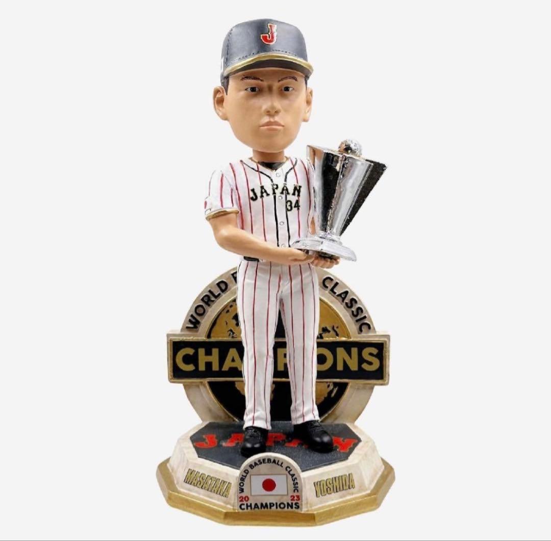 吉田正尚 2023年WBC 優勝記念 ボブルヘッド人形 世界223個限定版