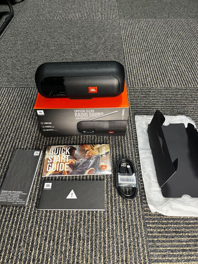 JBL TUNER 2 FM ブラック ワイヤレススピーカー