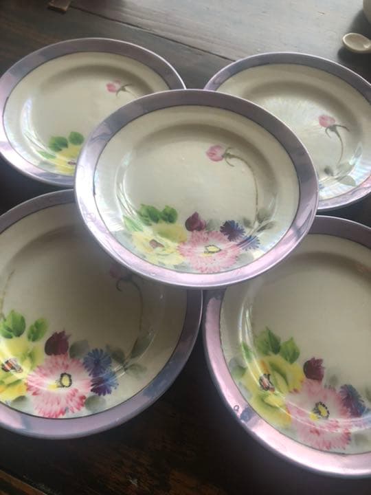 アンティーク　オールドノリタケ　ラスター彩　お皿5枚